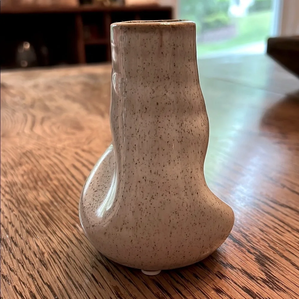 Anthropologie Speckled Ceramic Vase